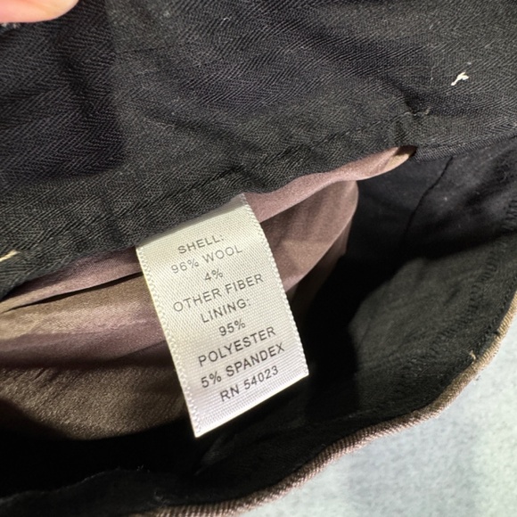 Banana Republic Dressy Bermuda Womens 6 Brown Stretch Martin Fit Low Rise Wool - Picture 8 of 9